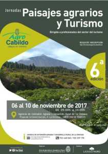 Cartel Jornadas Paisajes Agrarios y Turismo